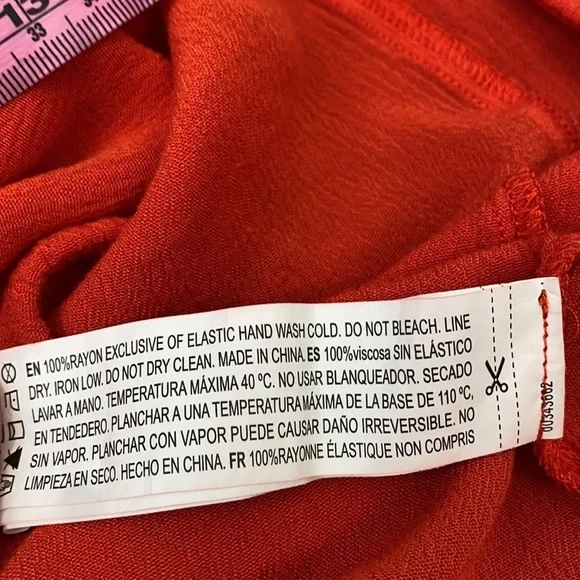 Forever 21 Contemporary Orange Large Top - Picture 10 of 10